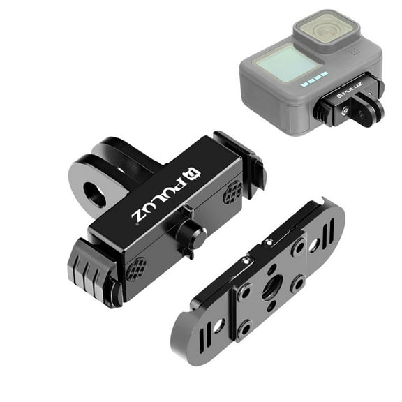 PULUZ Quick Release Magnetic Folding Finger Base Mount for GoPro HERO12 Black /11 Black /11 Black