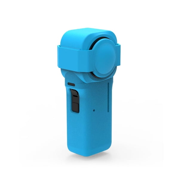 QKOO Silicone Protective Case with Lens Cover for Insta360 One RS 1-Inch 360 Edition