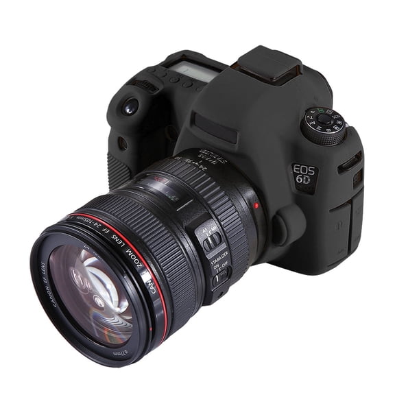 QKOO Soft Silicone Protective Case for Canon EOS 6D