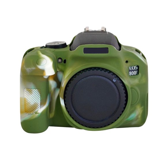 QKOO Soft Silicone Protective Case for Canon EOS 800D