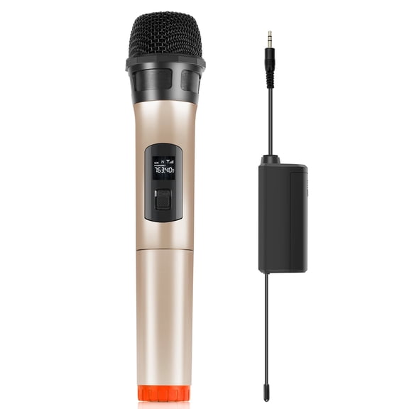 QKOO UHF Wireless Dynamic Microphone with LED Display