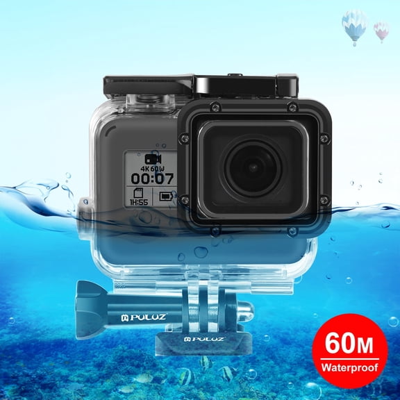 QKOO for GoPro HERO / HERO7 Black /6 /5 60m Underwater Waterproof Housing Diving Protective Case