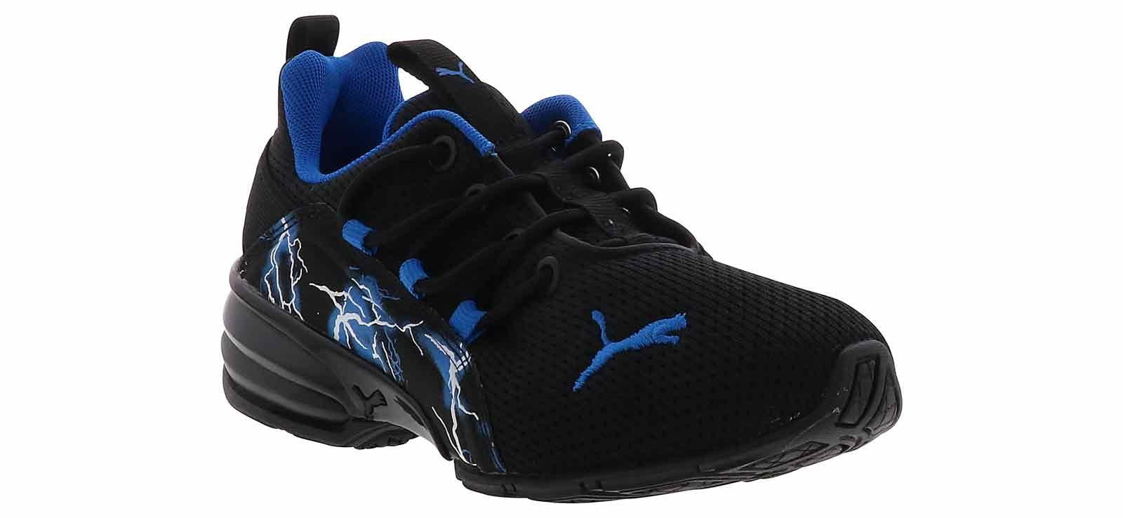 PUMA Kids Boys Transport Ac+ Slip On Running Sneakers Shoes - Black