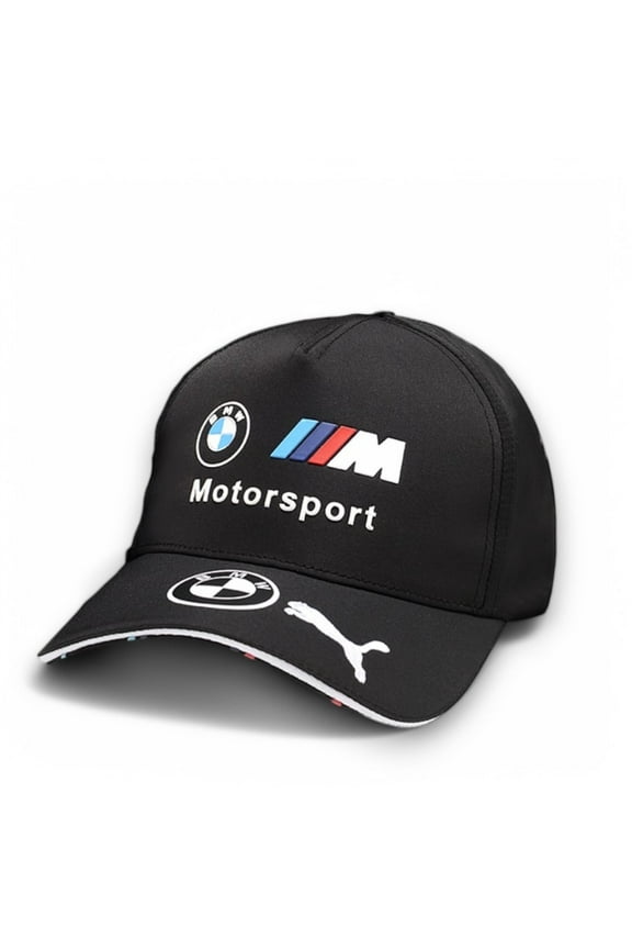 BMW M Motorsport Unisex Baseball Cap, Black, One Size, 1 Count