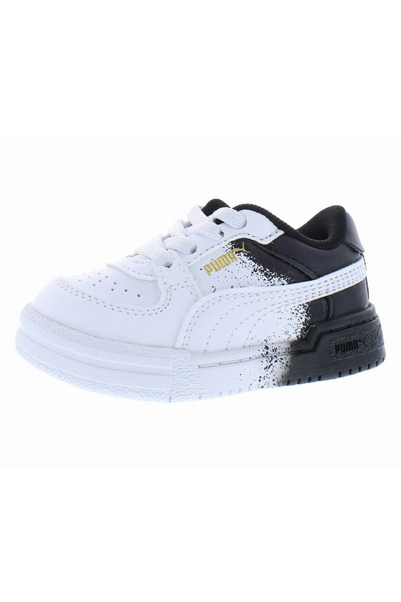 CA Pro Sprayed Alternate Closure Infant/Toddler Shoes Size 6, Color: Puma White/Puma Black