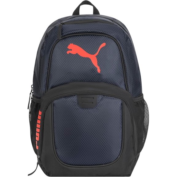 PUMA Contender Backpack, New Navy/Red Fire, One Size