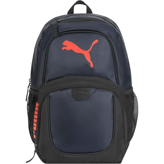 PUMA Contender Backpack, New Navy/Red Fire, One Size