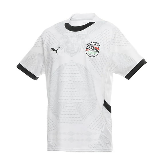 PUMA Egypt Men's Home Stadium Jersey 2025 (US, Alpha, XX-Large, Regular, Regular, PUMA White-Sand Dune)