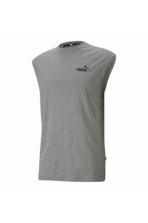Mens Regular fit Sleeveless T-Shirt Shirt XXL Grey Solid