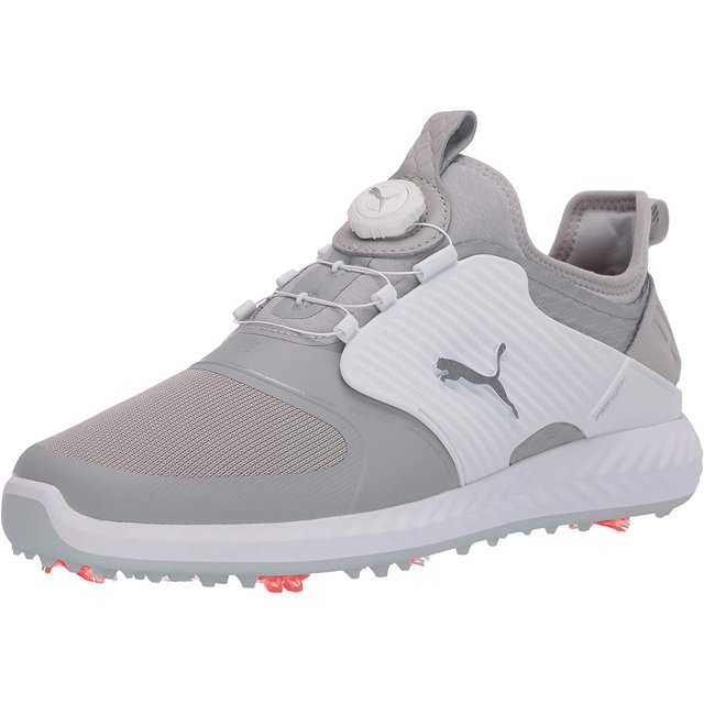 PUMA GOLF Mens Ignite Pwradapt Caged Disc Golf Shoe 10 Gray Violetpuma