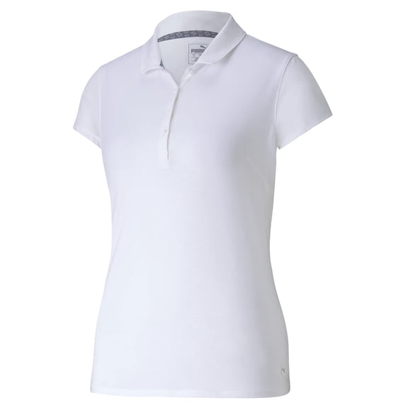 PUMA GOLF Womens 2020 Fusion Polo Bright White X-Large