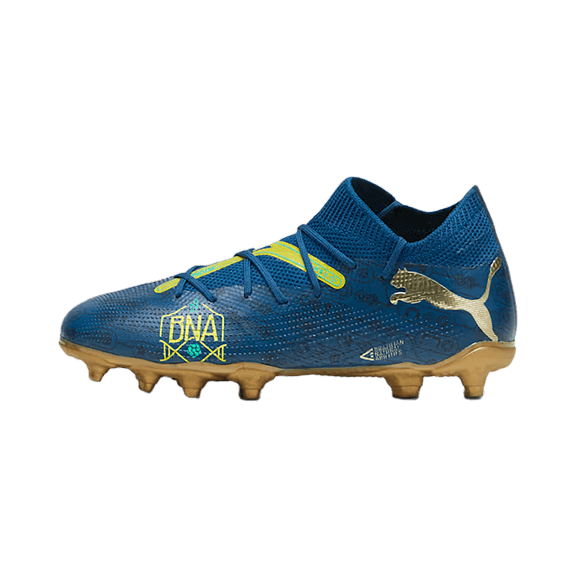 PUMA GRADE SCHOOL Future 7 Match BNA FG AG GS Cleats "Marine Blue / Yellow" 108083 01 108083 01 from Stadium Goods