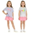 thumbnail image 1 of PUMA Girls’ 3-Piece Active Set (T-Shirt & Skort) Purple,6, 1 of 8