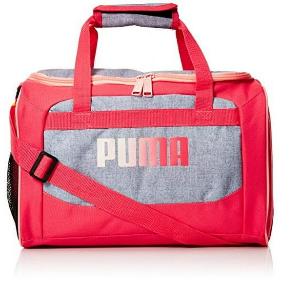 PUMA Girls' Big Evercat Transformation JR Duffel, grey/pink, OS