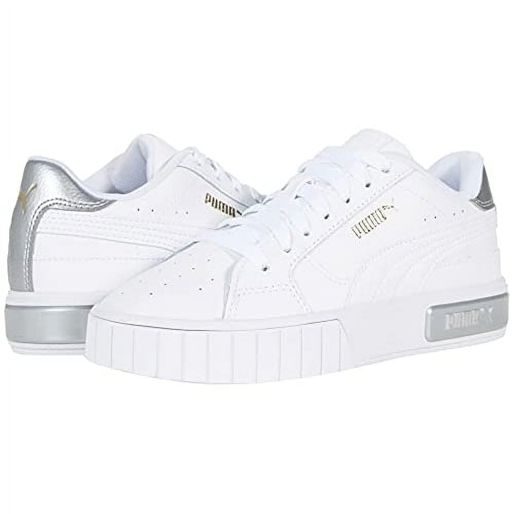 PUMA Cali Star Metallic Big Kid Sneakers White Cotton Upper Comfortable Fit  - Walmart.com