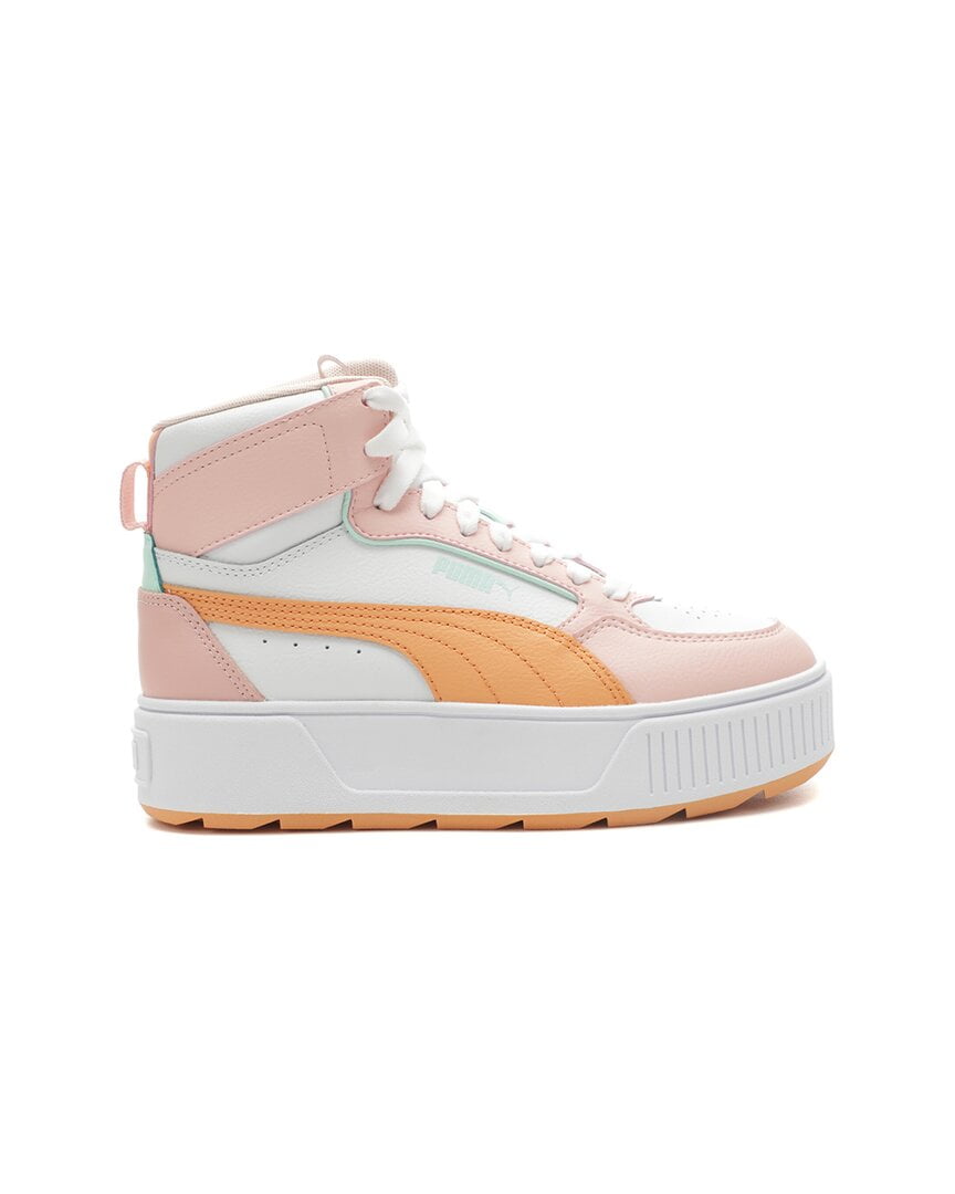 PUMA White Karmen Rebelle Mid Jr Sneaker Size Palestine Ubuy