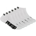 thumbnail image 1 of PUMA Kids 6-Pack Low Cut Socks White/Black, 1 of 2