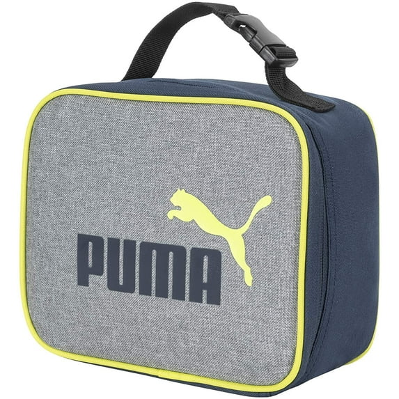 PUMA Kids' Evercat Pro MVP Lunch Box, Grey/Yellow Glow, One-Size
