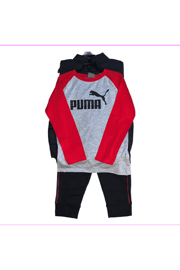 Little Boy's 3 Piece Outfit Set, Long Sleeve Shirt, Vest, and Pants