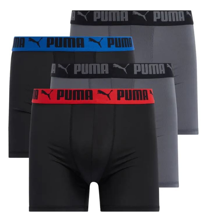 PUMA MEN S 4 PACK BBOX 243 MULTI 2 LARGE BOXER BRIEF UNDERWEAR PERFORMANCE Walmart