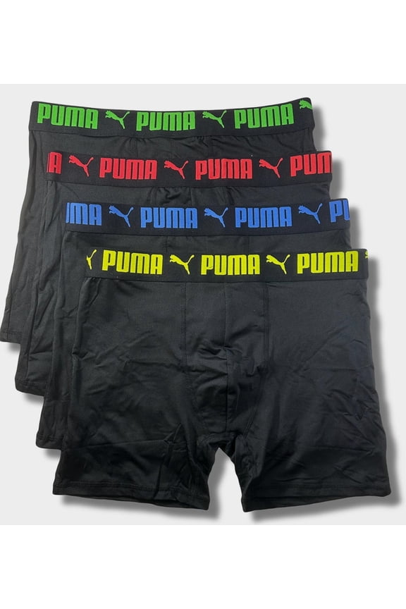 MEN'S 4 PACK - BBOX 243 MULTI LARGE - BOXER BRIEF UNDERWEAR PERFORMANCE