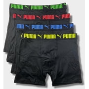 PUMA MEN'S 4 PACK - BBOX 243 MULTI MEDIUM - BOXER BRIEF UNDERWEAR PERFORMANCE
