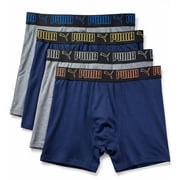 PUMA MENS 4 PACK - BBOX 263 MULTI LETTER - XLARGE - BOXER BRIEF UNDERWEAR PERFO