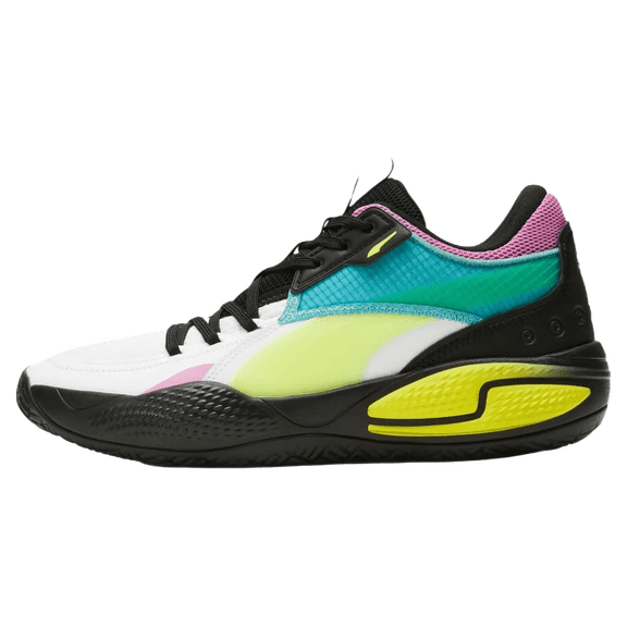 PUMA MENS COURT RIDER SWXP "White Yellow Alert" 377420 01 377420 01 from Stadium Goods