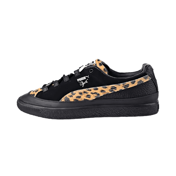 PUMA MENS Clyde RT "Volcom - Leopard Print Black" 368146 02 368146 02 from Stadium Goods