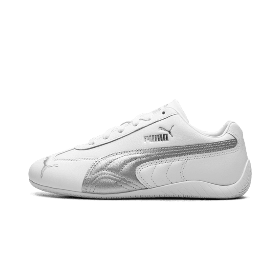PUMA MENS Speedcat OG Leather "White Silver" 401603 03 from Stadium Goods