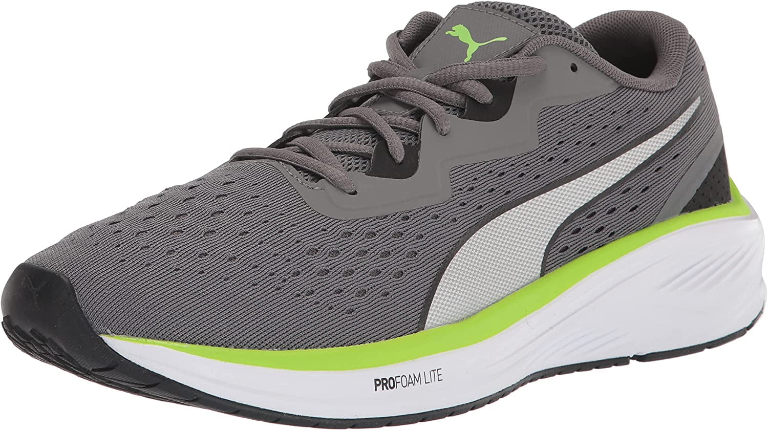 PUMA Men's Aviator Running Shoe, CastlerockGreen Glare, 12