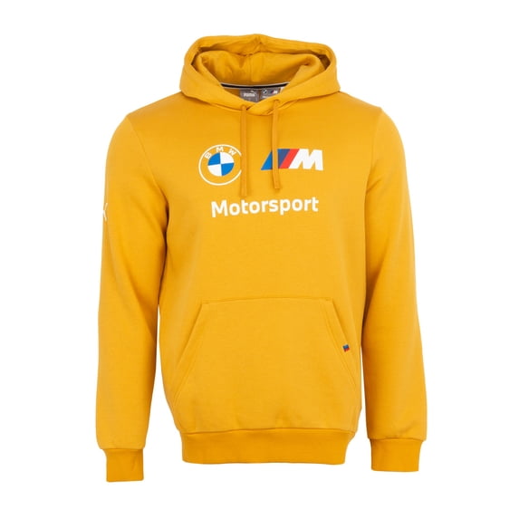 PUMA Men's BMW M Motorsport Essentials Fleece Hoodie YELL-M