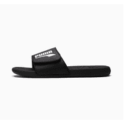 PUMA Mens Cool CAT 2.0 V FS Slide Sandal, Black White