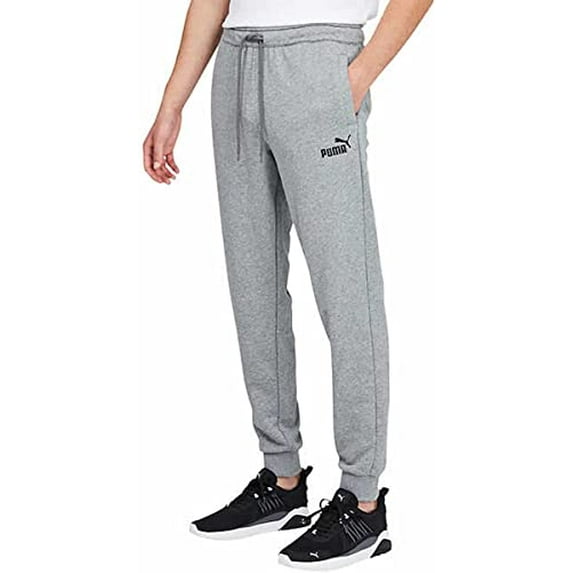 PUMA Men's Cover French Terry Jogger Pant (Grey, XL)