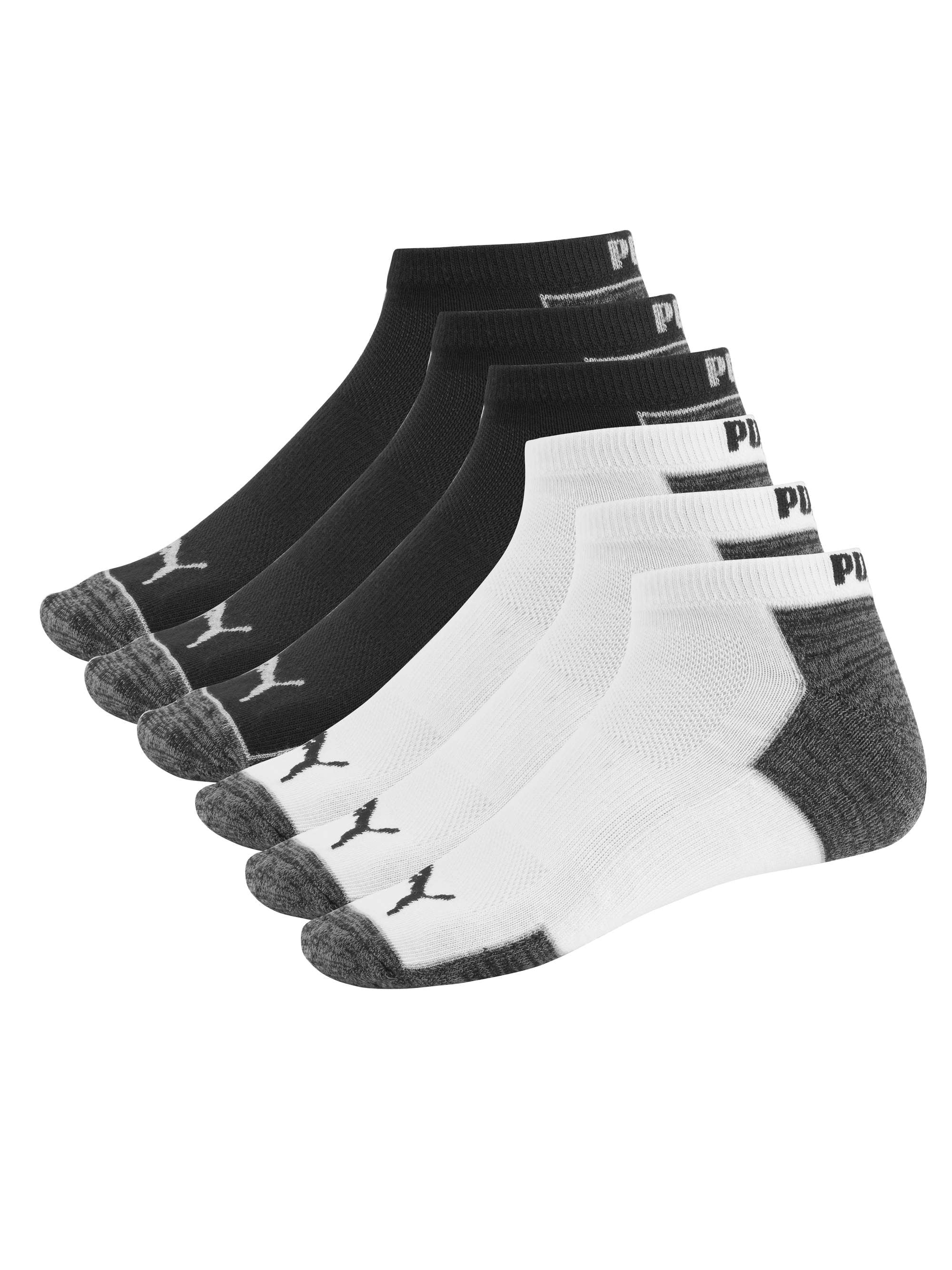 PUMA Men's Low Cut Socks, 6 Pairs