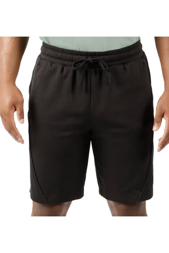 Men's Regular Fit Short with Pockets (US, Alpha, Large, Regular, Regular, Black)