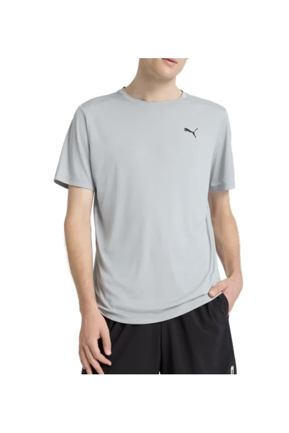 Men's Short Sleeve Active T-Shirt (US, Alpha, Large, Regular, Regular, Gray)