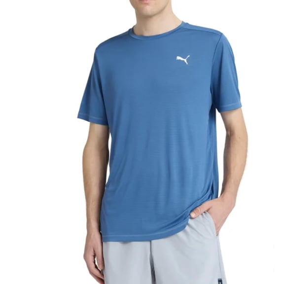 PUMA Men's Short Sleeve Active T-Shirt (US, Alpha, X-Large, Regular, Regular, Blue)