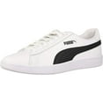 thumbnail image 1 of PUMA Men's Smash V2 Casual Sneaker - White or Black Mens Tennis Shoes (White/Black, 10.5), 1 of 8