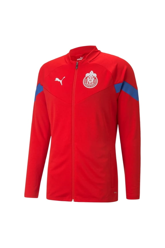 Men's Standard CHG Training Jacket, Red-Electric Blue Lemonade, Medium