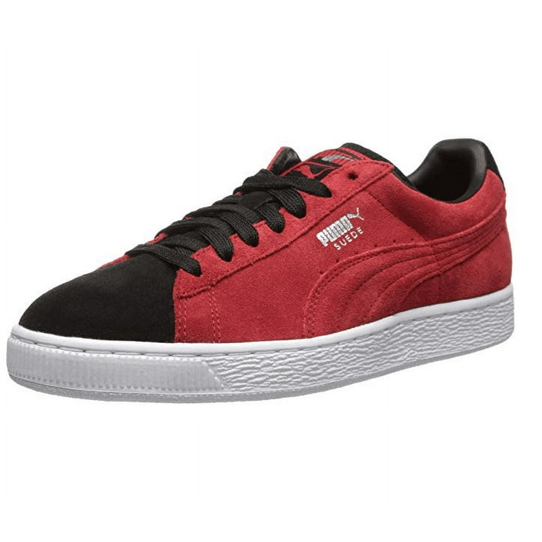Puma suede classic store black and red