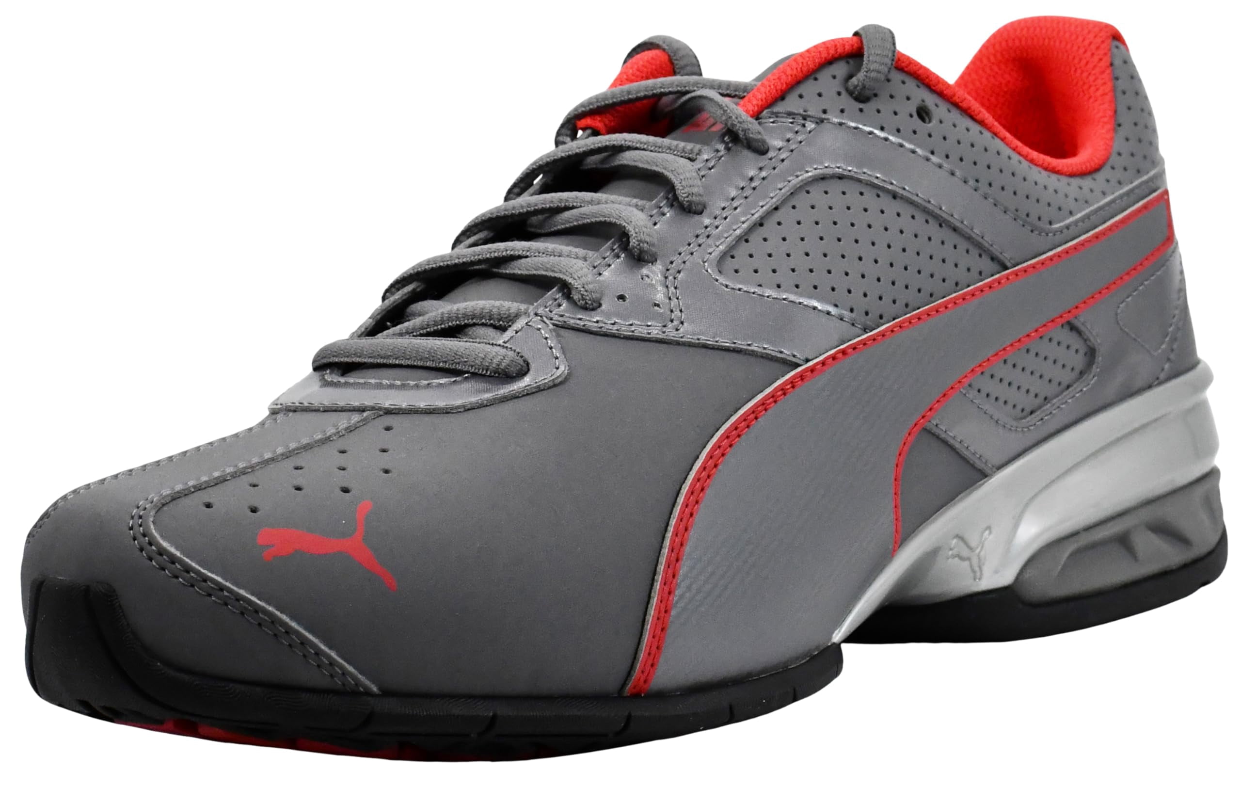 PUMA Tazon 6 FM Mens Athletic Cross Training Shoes Size 12 White Silver Black PUMA Men main image 3
