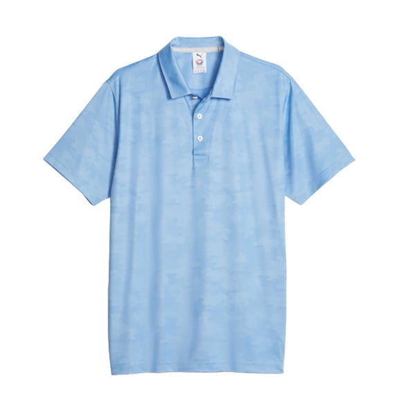 PUMA Men's Volition Camo Cover Golf Polo (Day Dream, L)