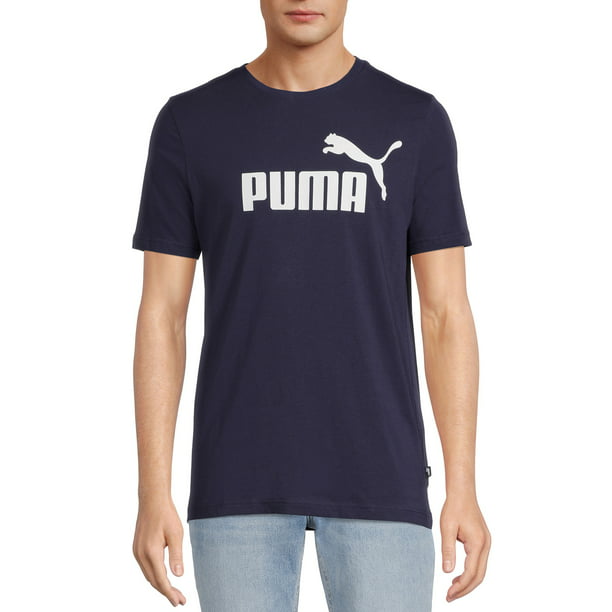 PUMA Men's and Big Men's Essential Logo Tee Shirt, sizes S to 2XL ...