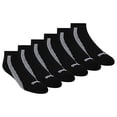 thumbnail image 1 of PUMA Mens 6-Pack Low Cut Socks Black/Grey, 1 of 3