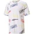 thumbnail image 1 of PUMA Mens All-over Logo Graphic T-Shirt WHT-M, 1 of 1
