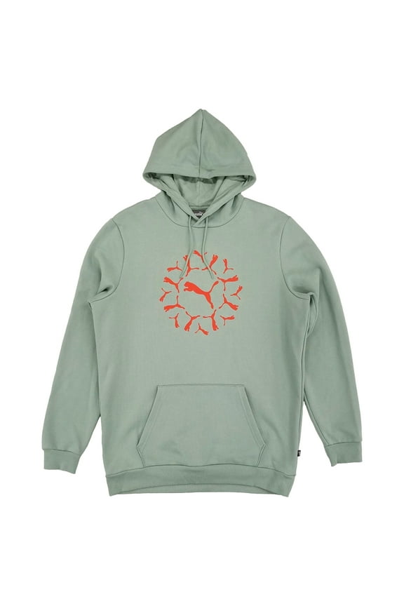 Mens Big & Tall Green Fig Graphic Pullover Hoodie Sweatshirt 3XL