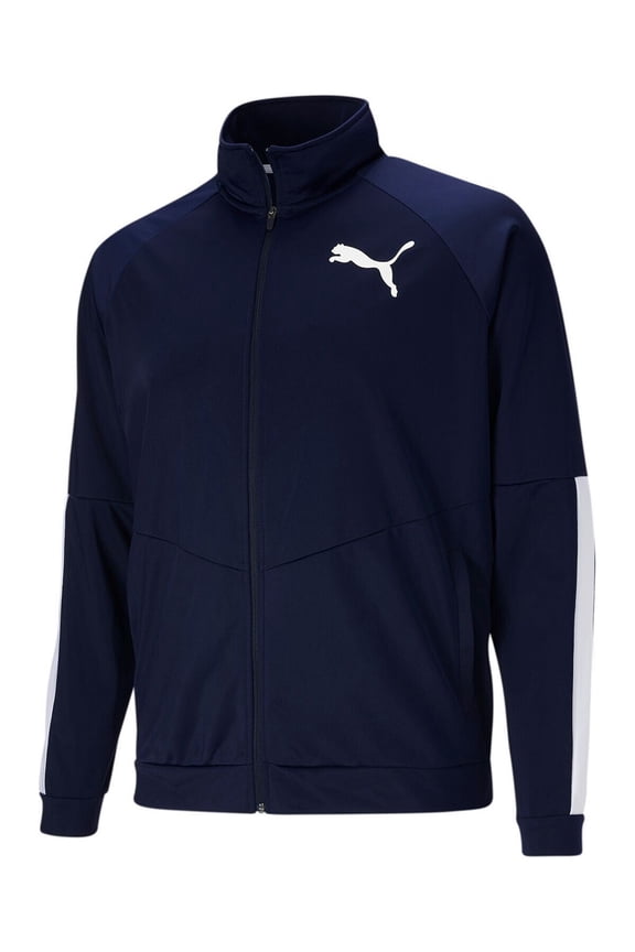 Mens Contrast Jacket 2.0 Bt Large Big Tall Peacoat/White