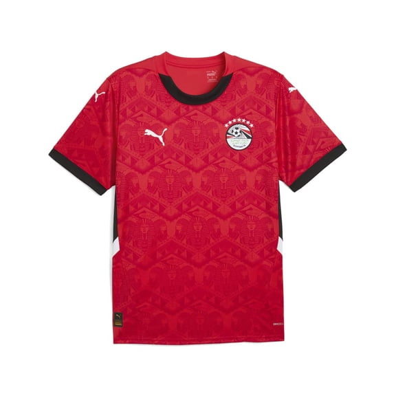 PUMA Mens EFA Home Crew Neck Short Sleeve Jersey Casual - Red - Size M