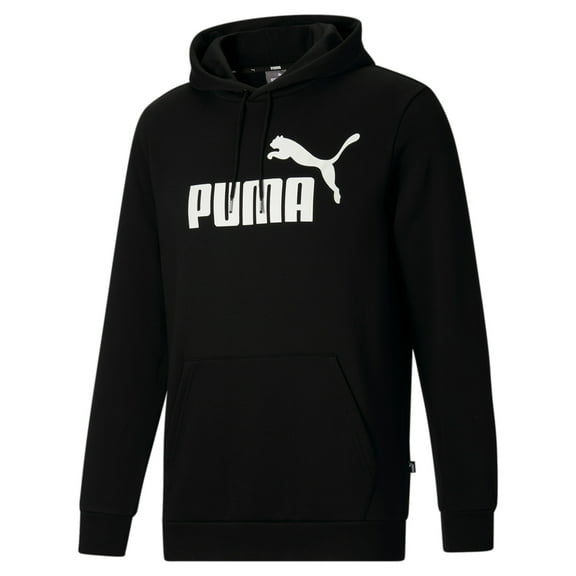 PUMA Mens Essentials Big Logo Hoodie - Cotton Black - XXL